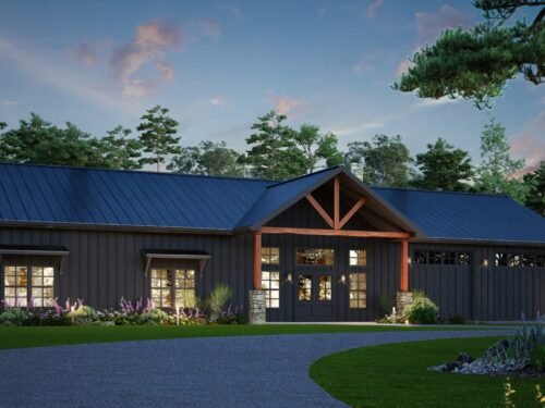 The Black Horse Rancher Steel Barndo House Kit