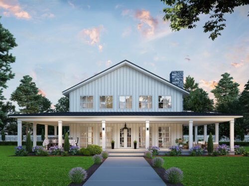 The White Beam Steel Barndo House Kit