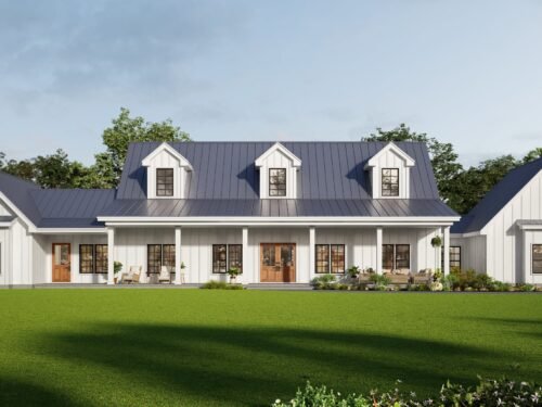 The Monaco Farmhouse Steel Barndo House Kit