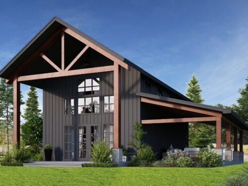 The Black Velvet Steel Barndo House Kit