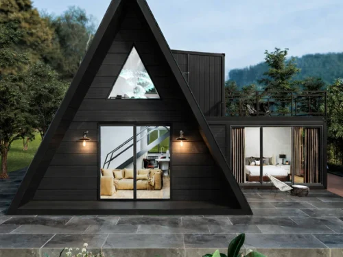 A Frame Panelized Metal House Kit