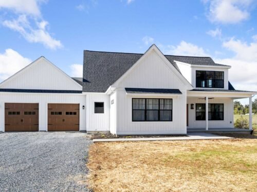 White Barn House Kit (OFFERED AS FULLY BUILT MODULAR TOO!)